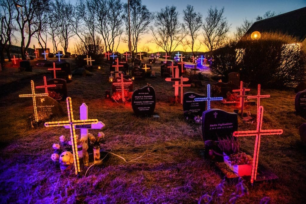 Icelanders Decorate And Visit The Graves Of Loved Ones 