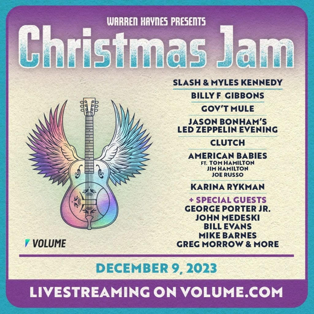 Warren Haynes Announces Guests For 2024 Christmas Jam