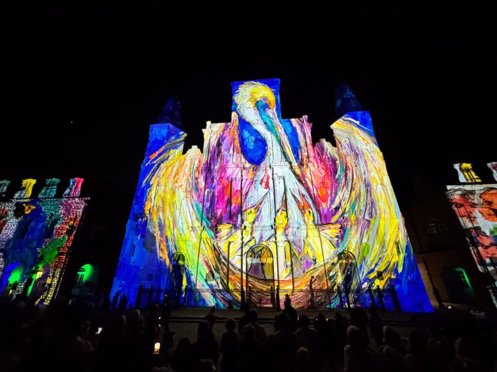 Super Bowl Light Show in New Orleans