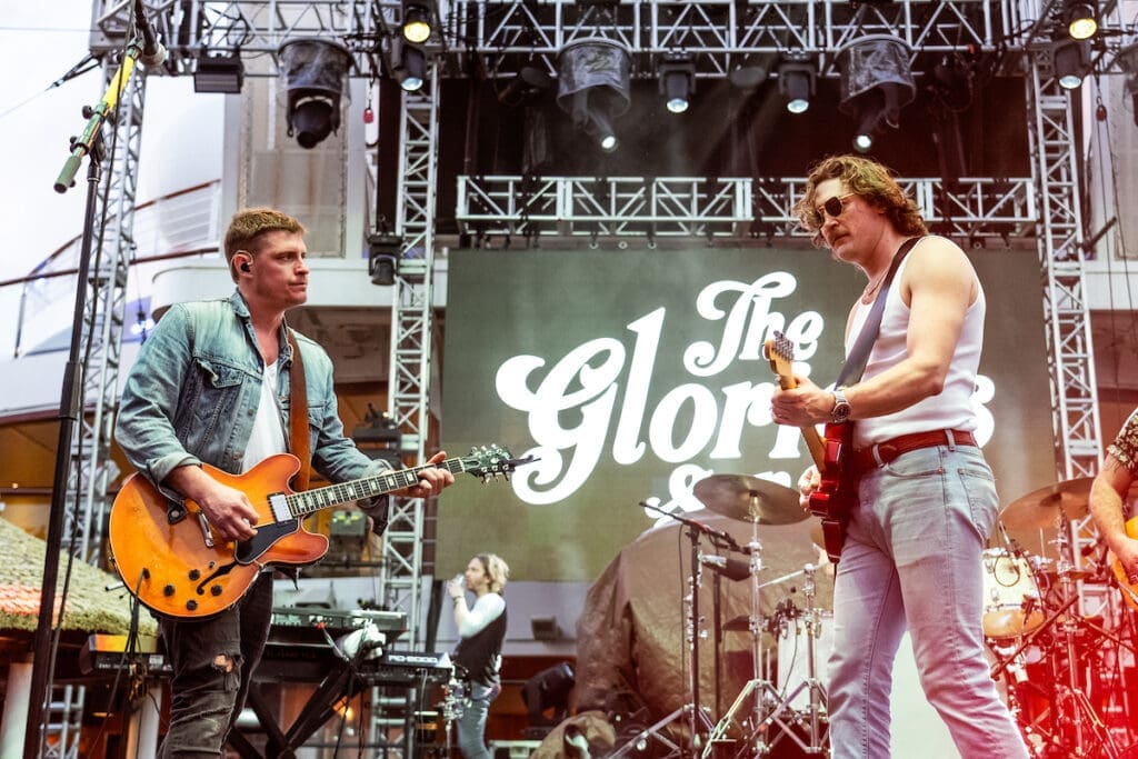 Backstage with The Glorious Sons