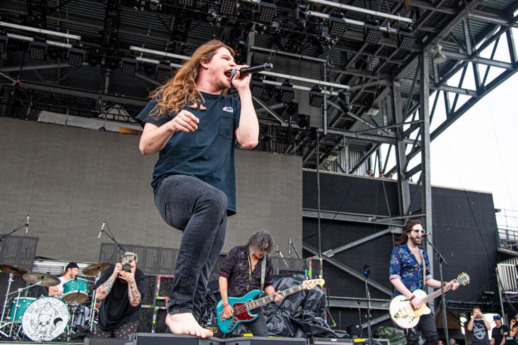 Backstage with The Glorious Sons